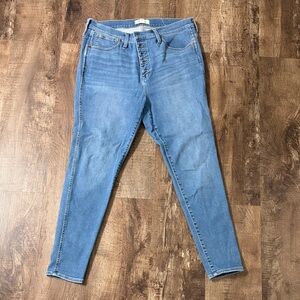 Madewell High Rise Blue Jeans